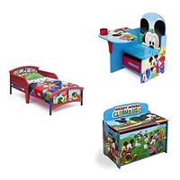 Disney Mickey Mouse 3-Piece Toddler Bedroom Bundle