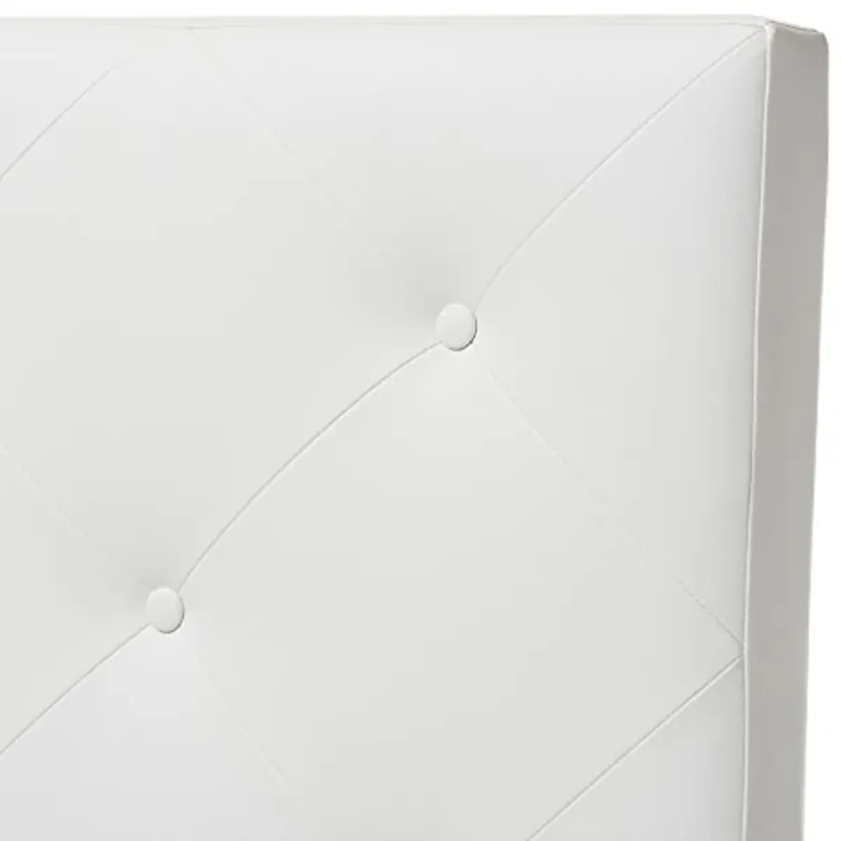 Baxton Studio Benoit Headboard, Twin, White