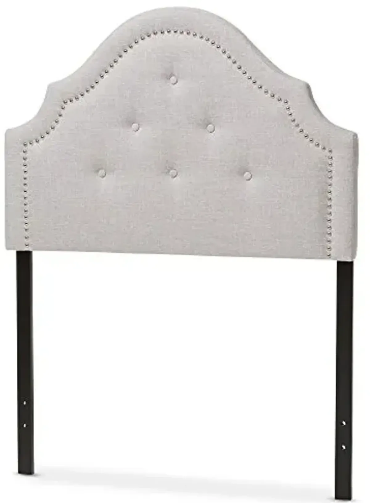 Baxton Studio Cora Modern and Contemporary Greyish Beige Fabric Upholstered Twin Size Headboard