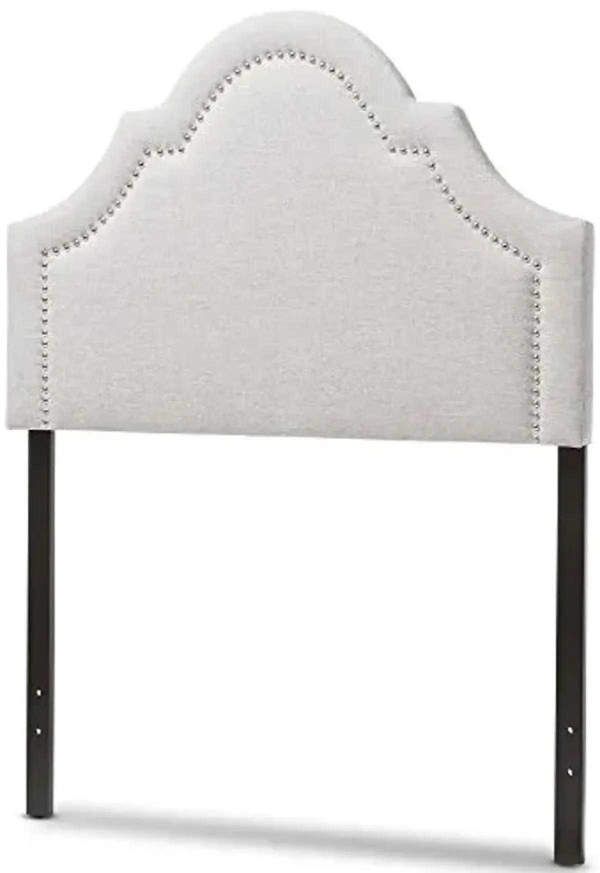 Baxton Studio Rita Modern and Contemporary Greyish Beige Fabric Upholstered Twin Size Headboard