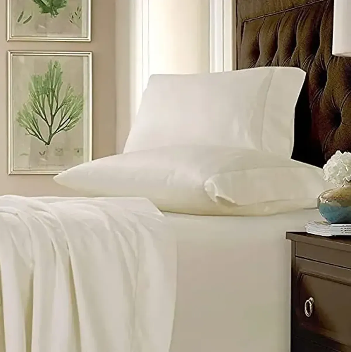 Tribeca Living® 750 Thread Count Egyptian Cotton Pillowcase Set Standard Bone