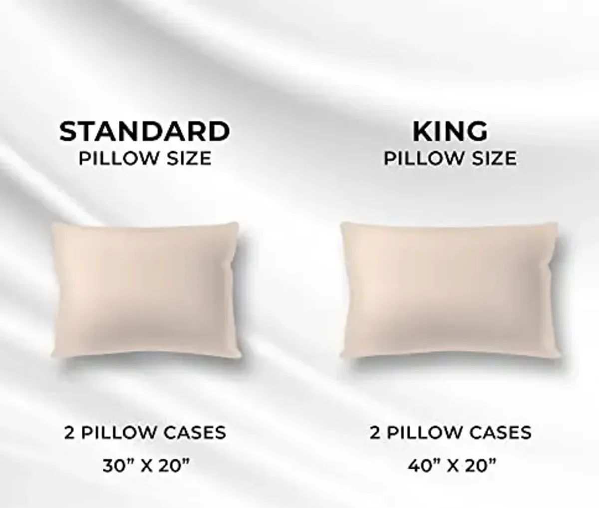 Tribeca Living® 750 Thread Count Egyptian Cotton Pillowcase Set Standard Cashmere