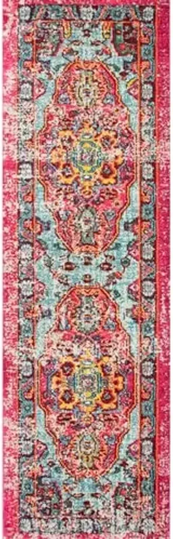 nuLOOM Corbett Vintage Bohemian Runner Rug, 2' 6" x 8', Multi