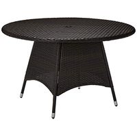 Christopher Knight Home Kanza Outdoor Brown Wicker Round Dining Table