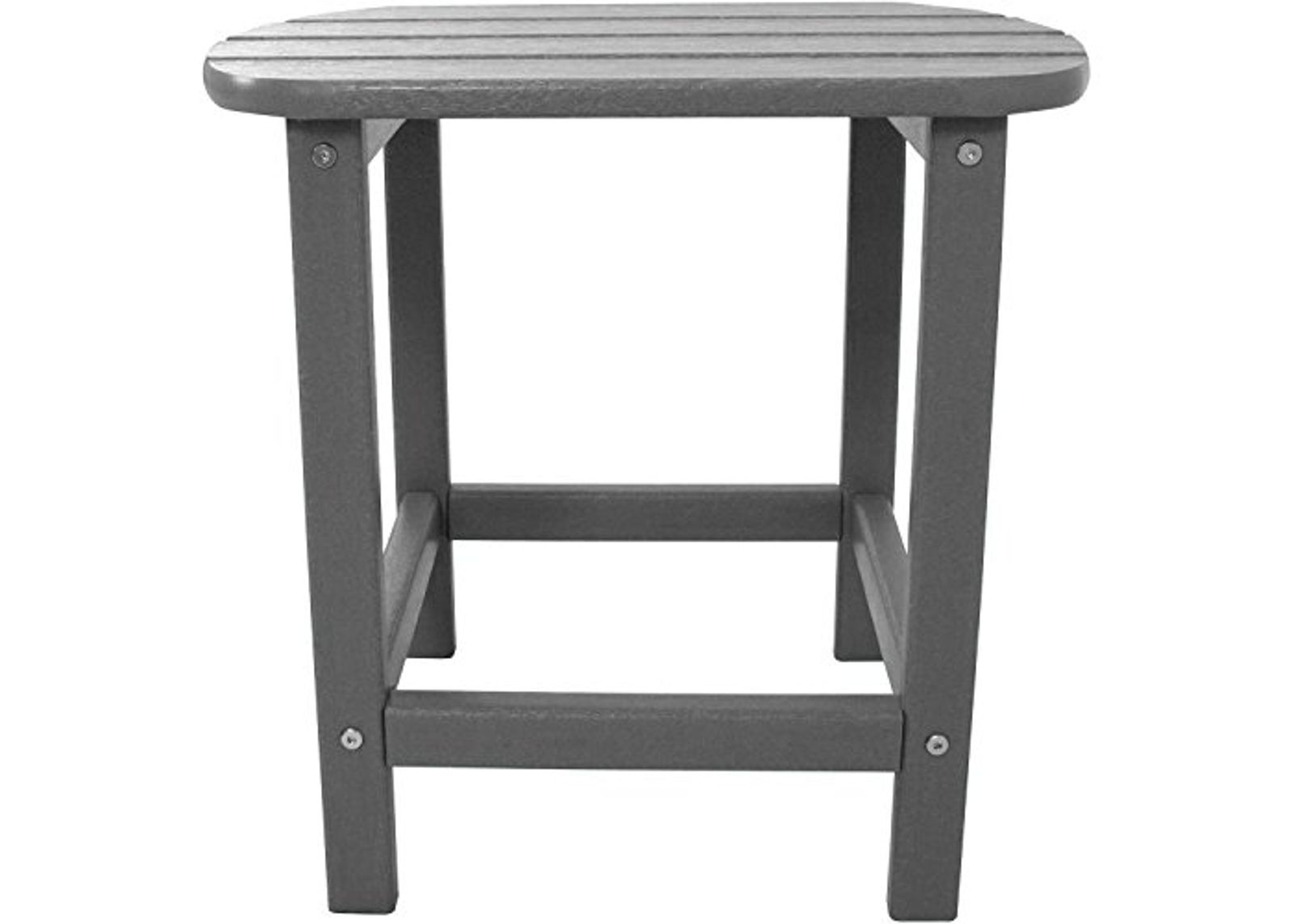 Hanover Weather Side Table-Grey, Gray