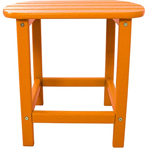 Hanover Tangerine All-Weather Side Table