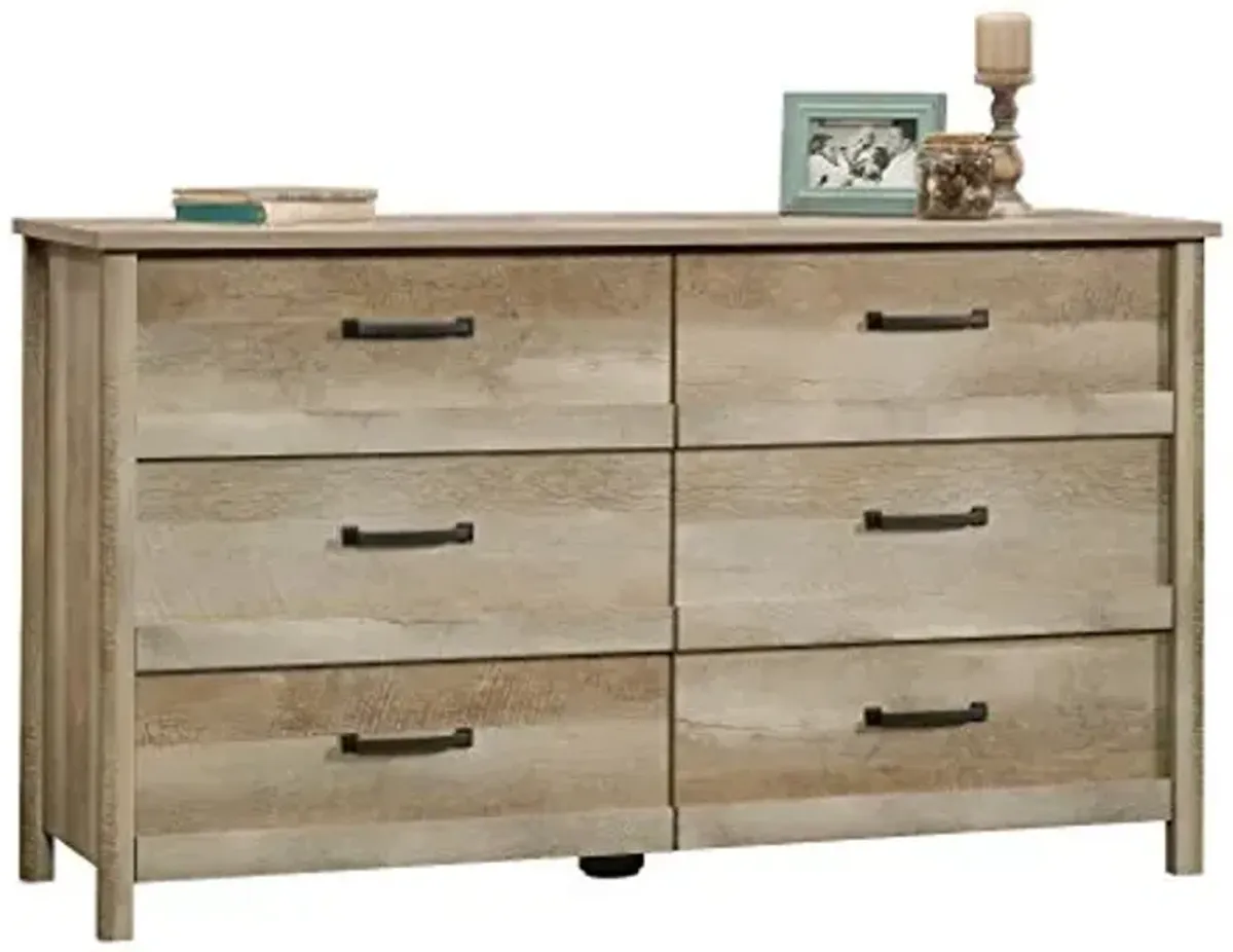 Sauder Cannery Bridge 6 Drawer Dresser, Lintel Oak finish