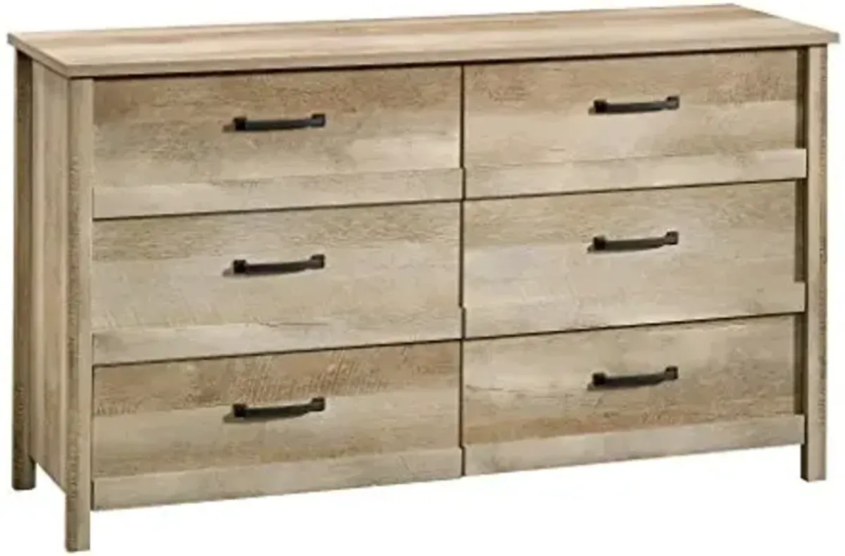Sauder Cannery Bridge 6 Drawer Dresser, Lintel Oak finish