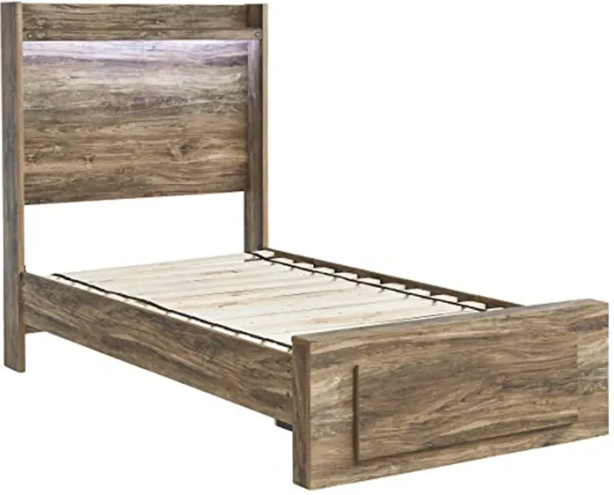 Signature Design by Ashley Twin Wooden Bunkie Board Roll Slats, .75 Inch Mattress Support