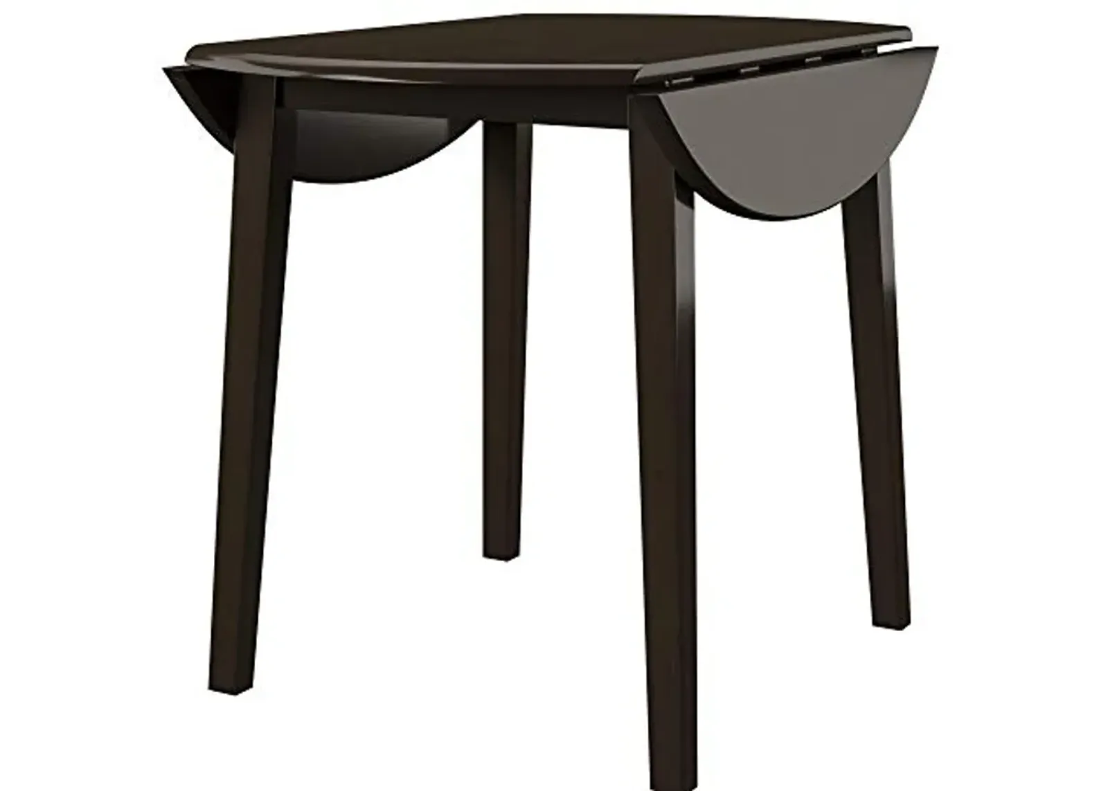 Signature Design by Ashley Hammis Round Dining Room Drop Leaf Table, Dark Brown