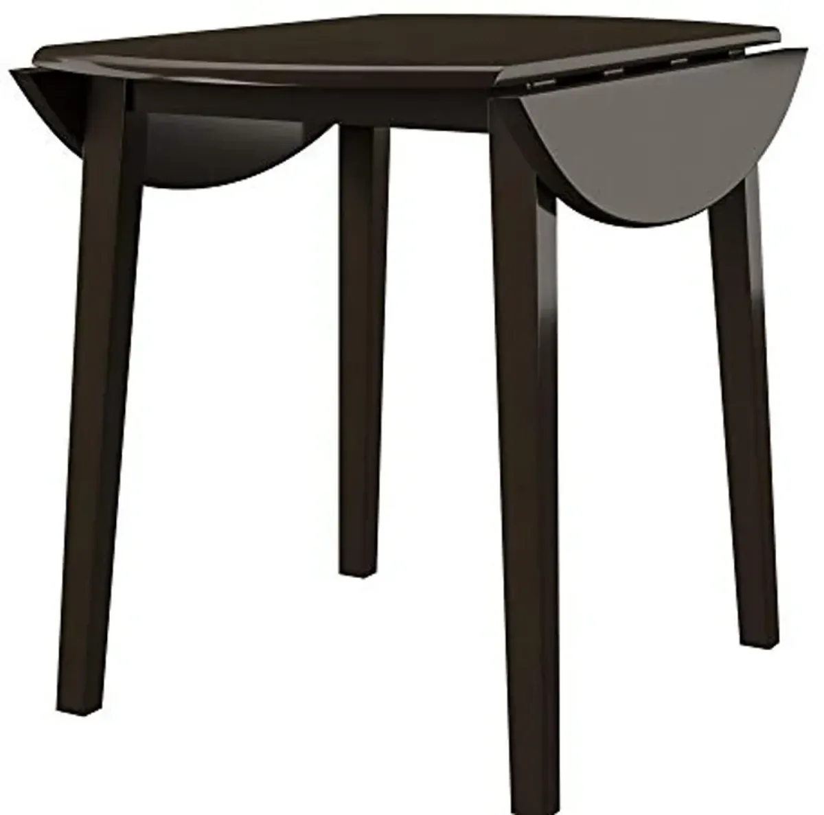 Signature Design by Ashley Hammis Round Dining Room Drop Leaf Table, Dark Brown