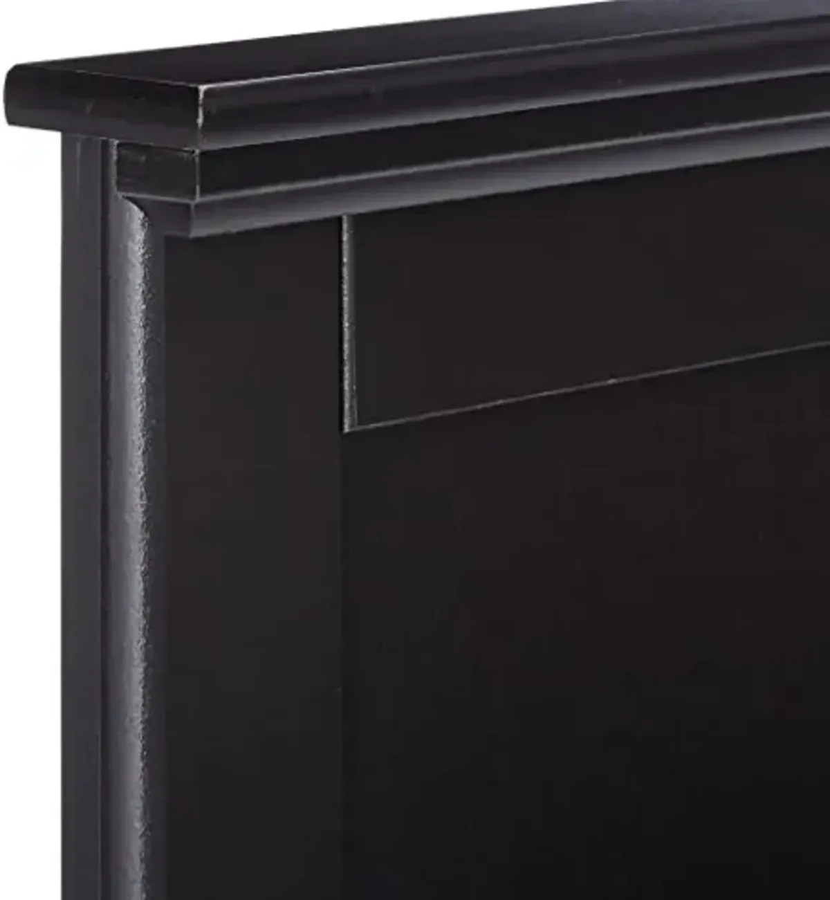 Signature Design by Ashley Maribel Rustic Farmhouse Panel Headboard ONLY, King/California, Black