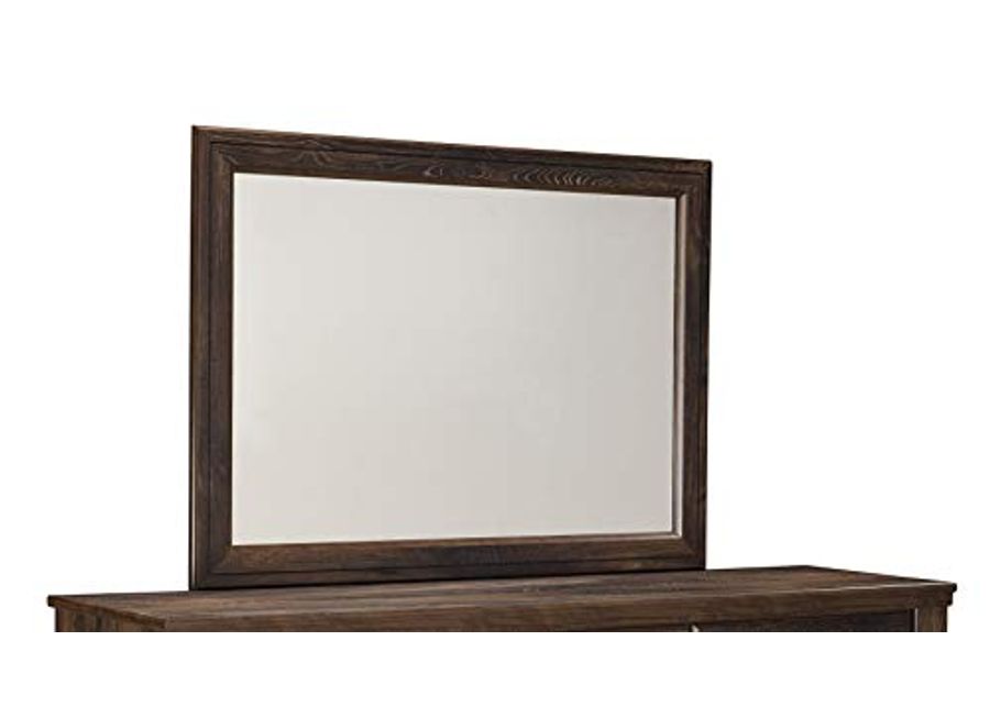 Ashley Furniture Signature Design - Quinden Bedroom Mirror - Component Piece - Dark Brown