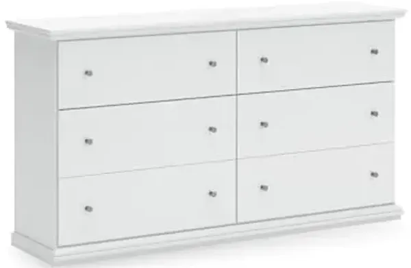 Signature Design by Ashley Bostwick Shoals Children's Traditional 6 Drawer Dresser, White