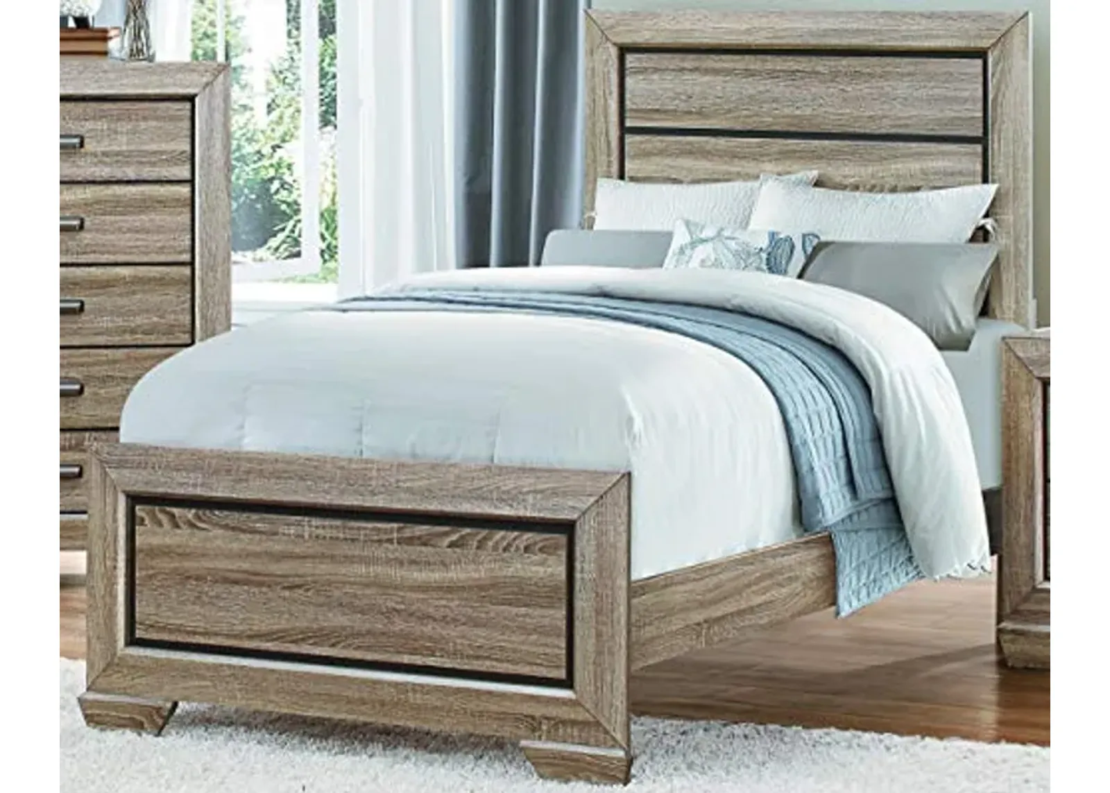 Beechnut Platform Bed in Light Elm - Twin