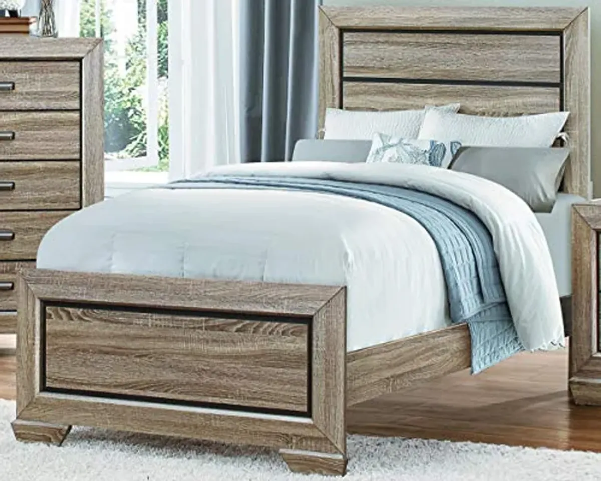 Beechnut Platform Bed in Light Elm - Twin