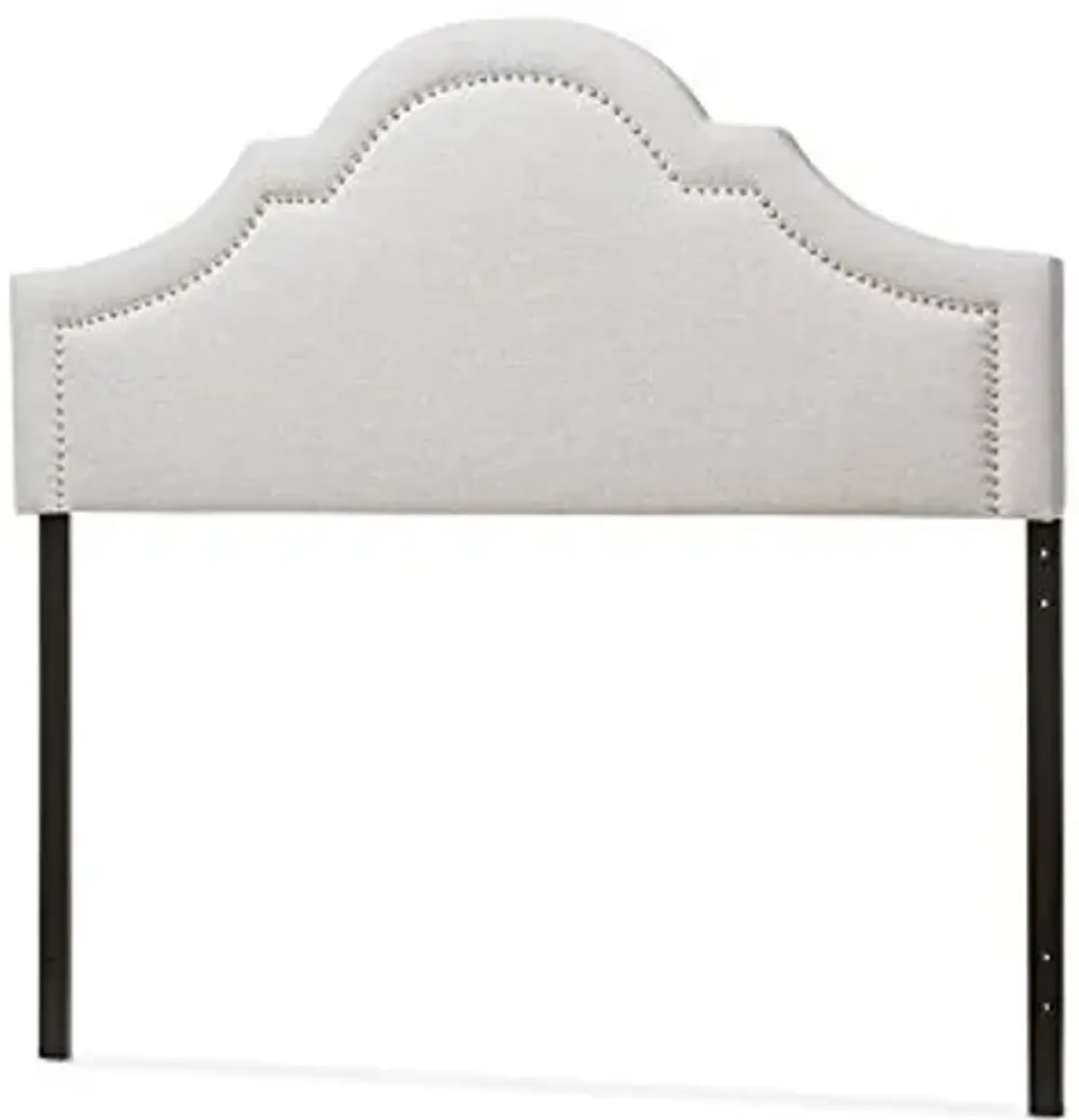 Baxton Studio Ritta Modern and Contemporary Upholstered Headboard Beige/Queen