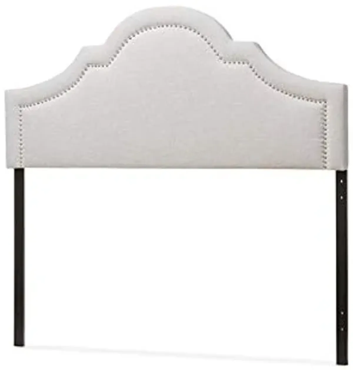 Baxton Studio Ritta Modern and Contemporary Upholstered Headboard Beige/Queen