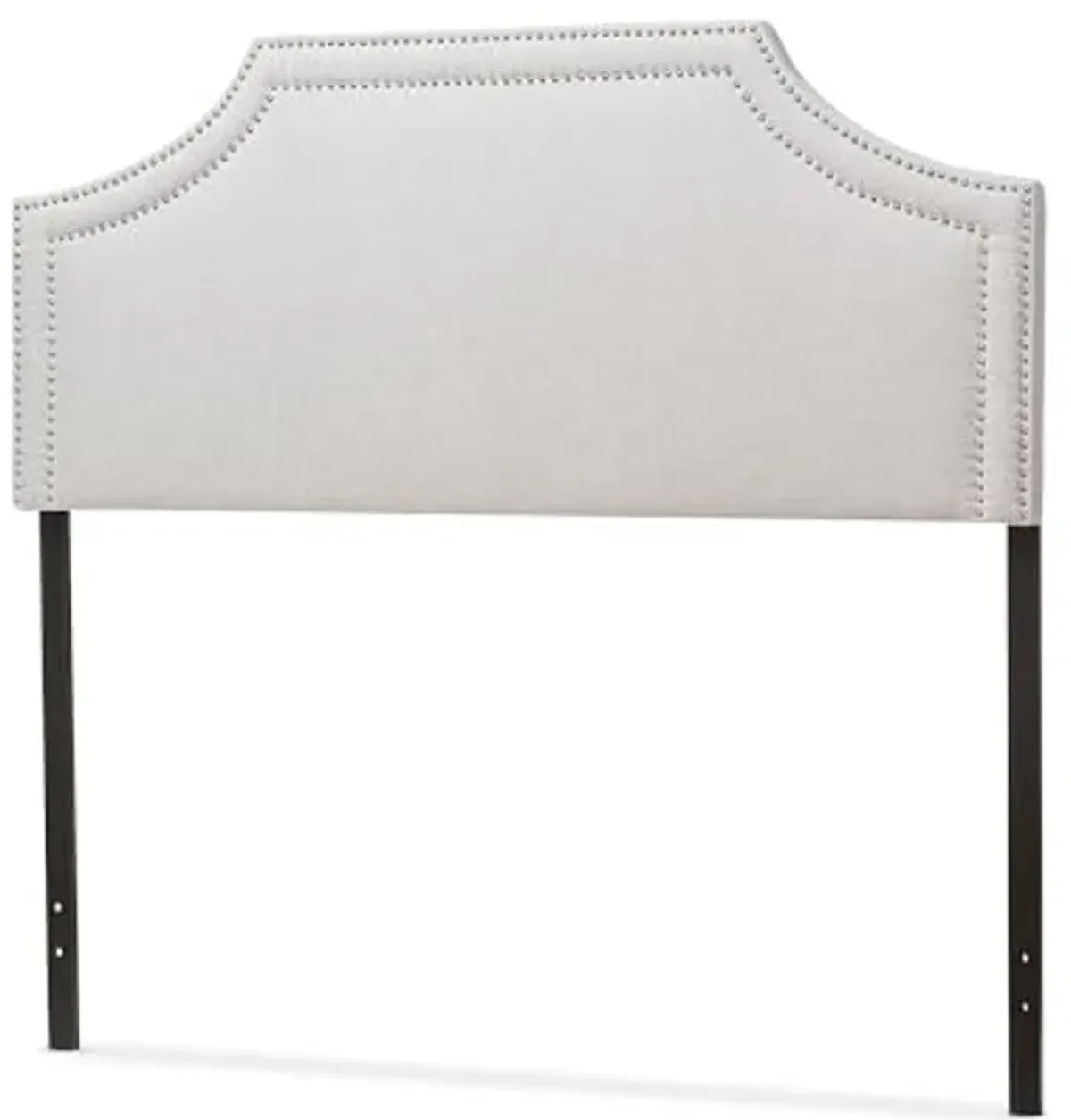 Baxton Studio Avignon Queen Fabric Headboard, 60.84-inch W x 2.34-inch D x 25.74-inch H, Greyish Beige (124-6867-HiT)