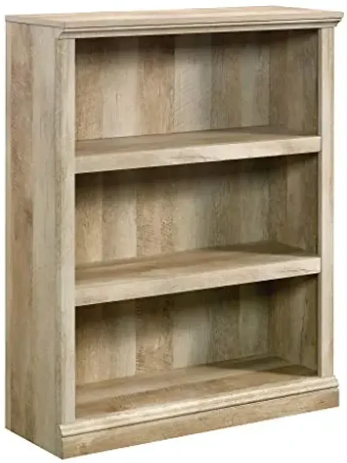 Sauder Miscellaneous Storage 3-Shelf Bookcase/ Book Shelf, Lintel Oak finish