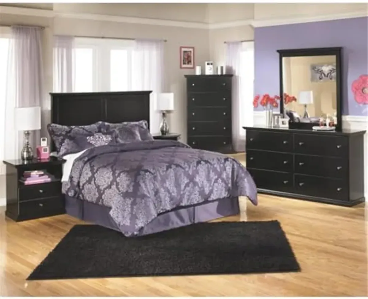 Ashley Maribel Panel Full Headboard in Black