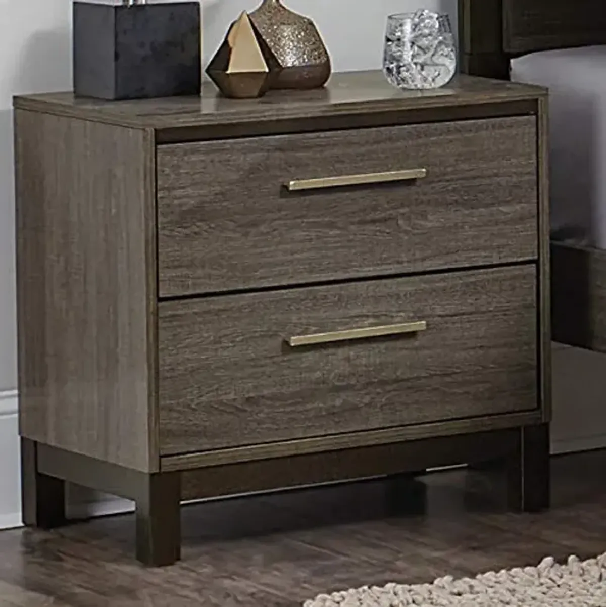 Homelegance HO- nightstand, Grey
