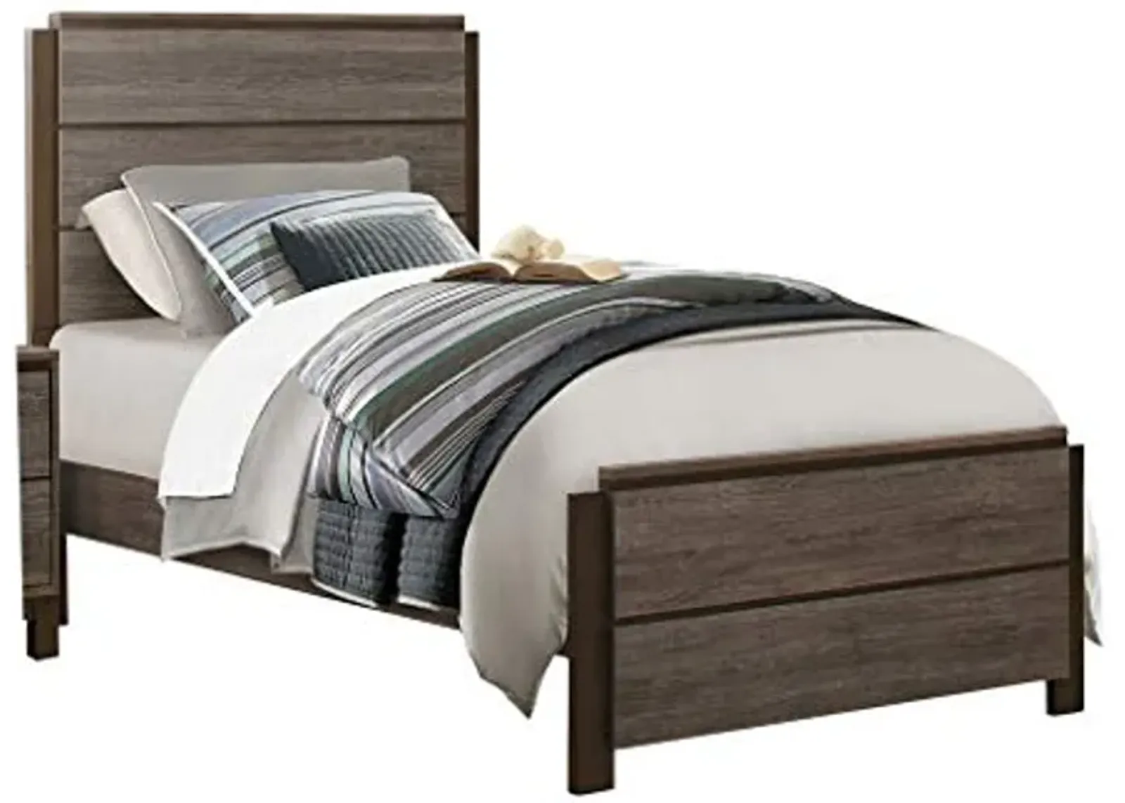 Homelegance Vestavia Gray Twin Panel Bed