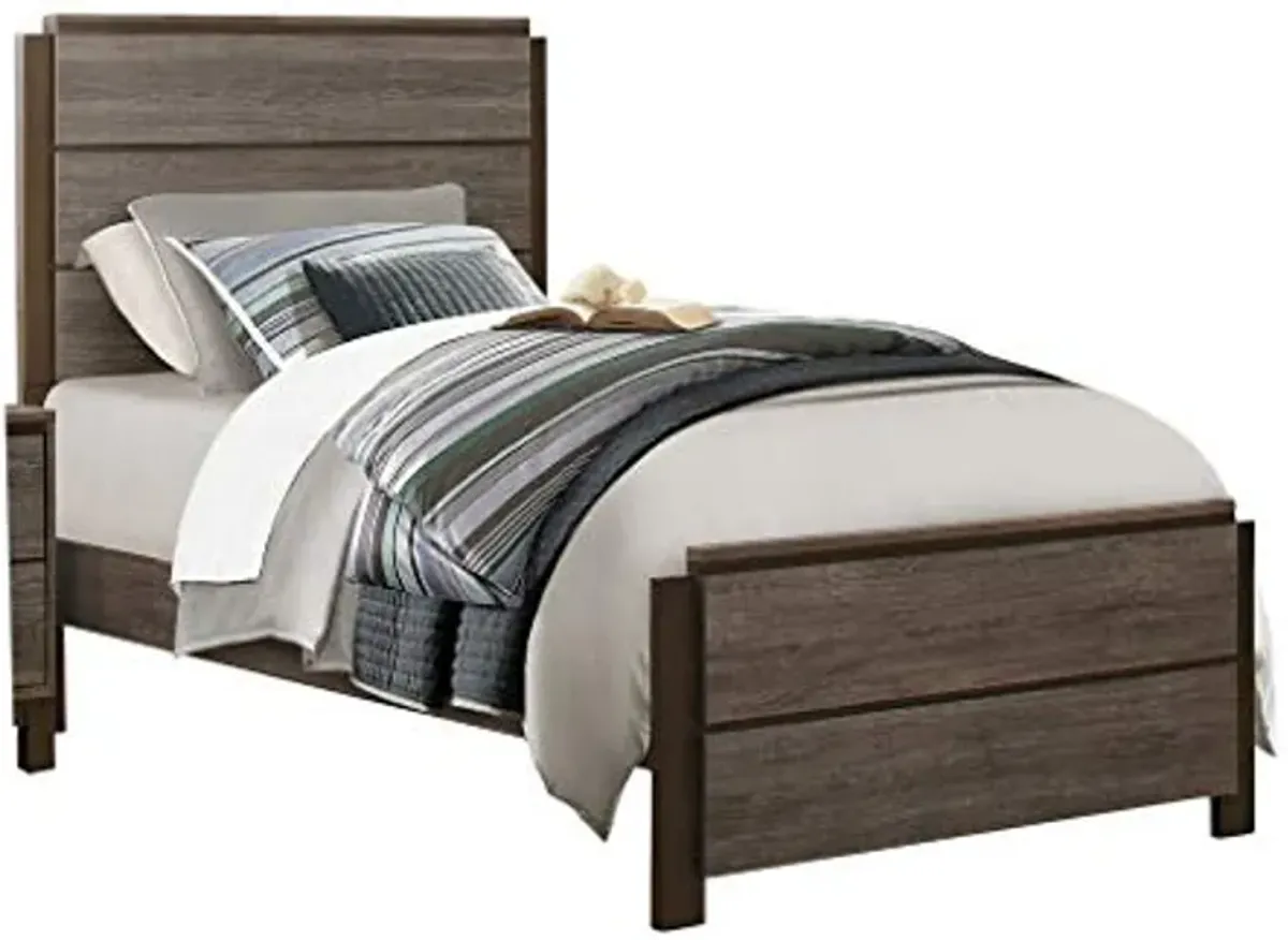 Homelegance Vestavia Gray Twin Panel Bed