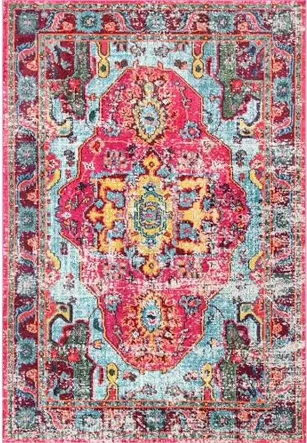 nuLOOM Corbett Vintage Bohemian Area Rug, 3x5, Multi