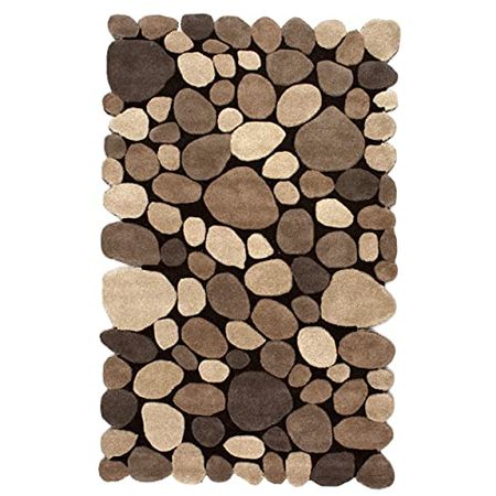 nuLOOM Pebbles Hand Tufted Wool Accent Rug, 2' x 3', Natural