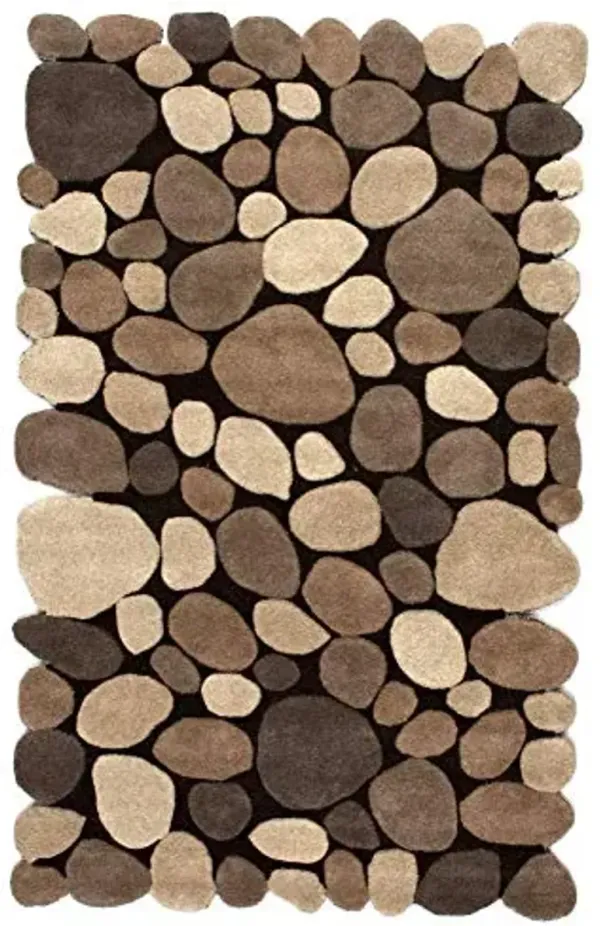 Nuloom Pebbles Natural/Beige, 2' x 3', Handmade, Polka Dot, Wool, Soft and Cozy, High Traffic, Stain Resistant, Easy Clean, Durable Runner for Bedroom, Living Room, Dining, Den, Foyer, Entryway