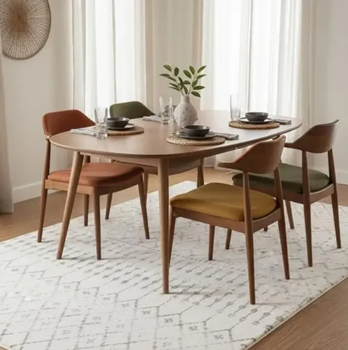 nuLOOM 2x3 Moroccan Blythe Area Rug, Grey, Faded Bohemian Design, Stain Resistant, For Bedroom, Dining Room, Living Room, Hallway, Office, Kitchen, Entryway