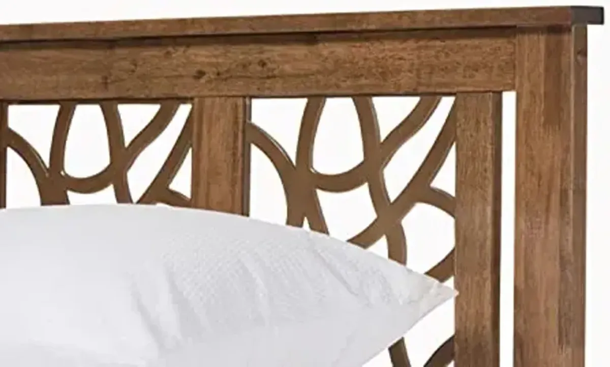 Baxton Studio Trina Contemporary King Size Platform Bed