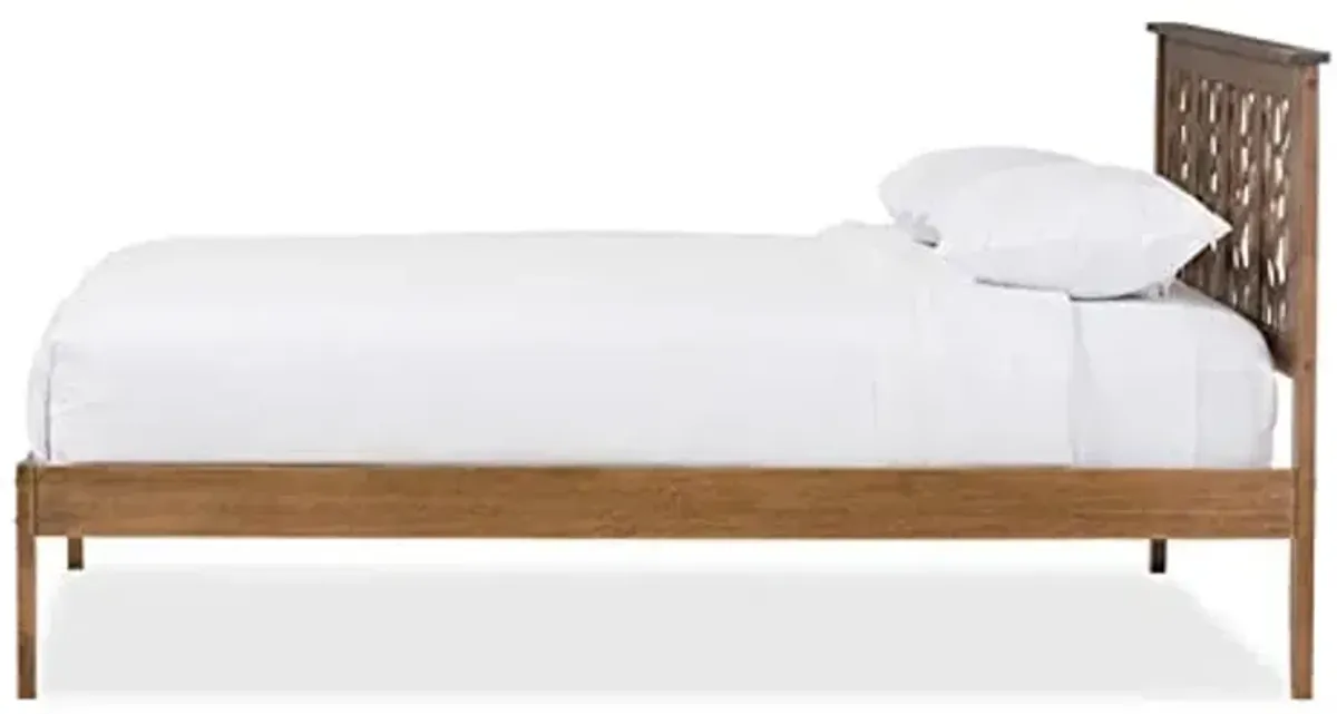 Baxton Studio Trina Contemporary King Size Platform Bed