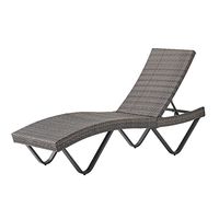 Christopher Knight Home San Marcos Chaise Lounge, Grey
