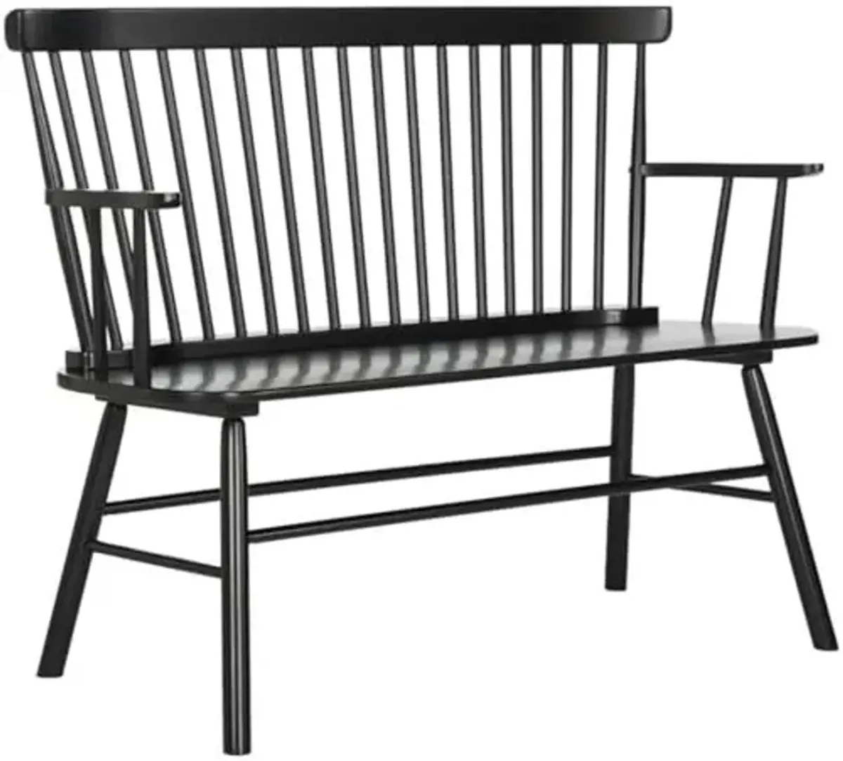 Safavieh American Homes Collection Addison Spindle Back Black Bench