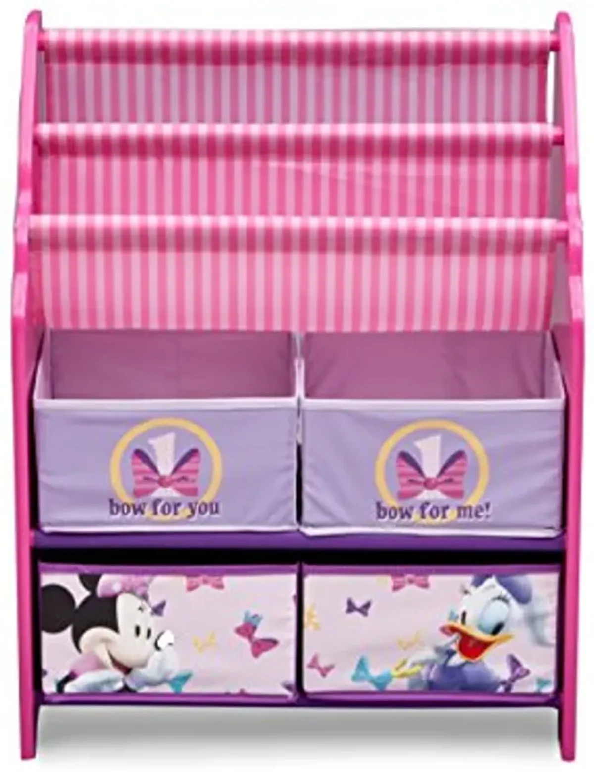 Disney Minnie Mouse Book and Toy Organizer, Multicolor