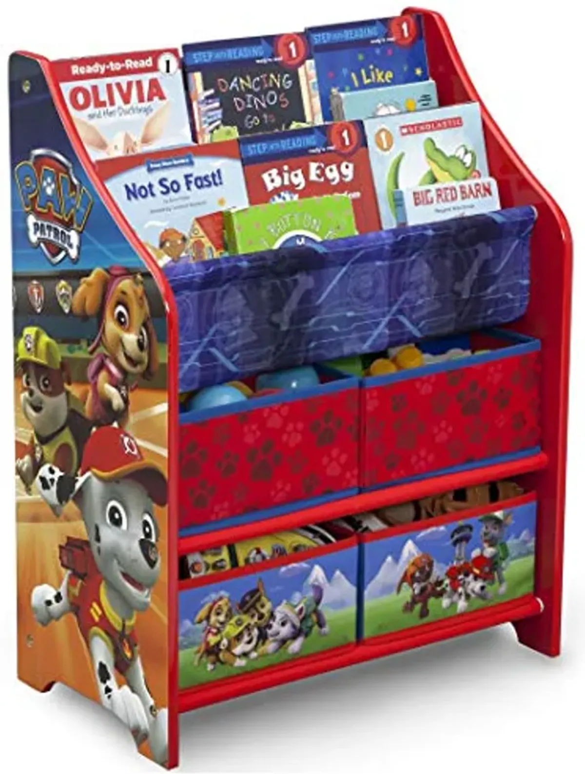 Delta Children Nick Jr. PAW Patrol Book and Toy Organizer