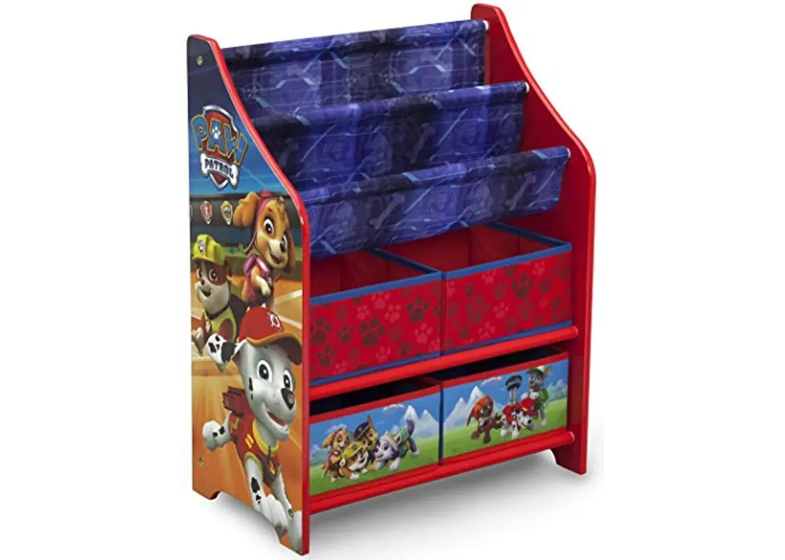 Delta Children Nick Jr. PAW Patrol Book and Toy Organizer