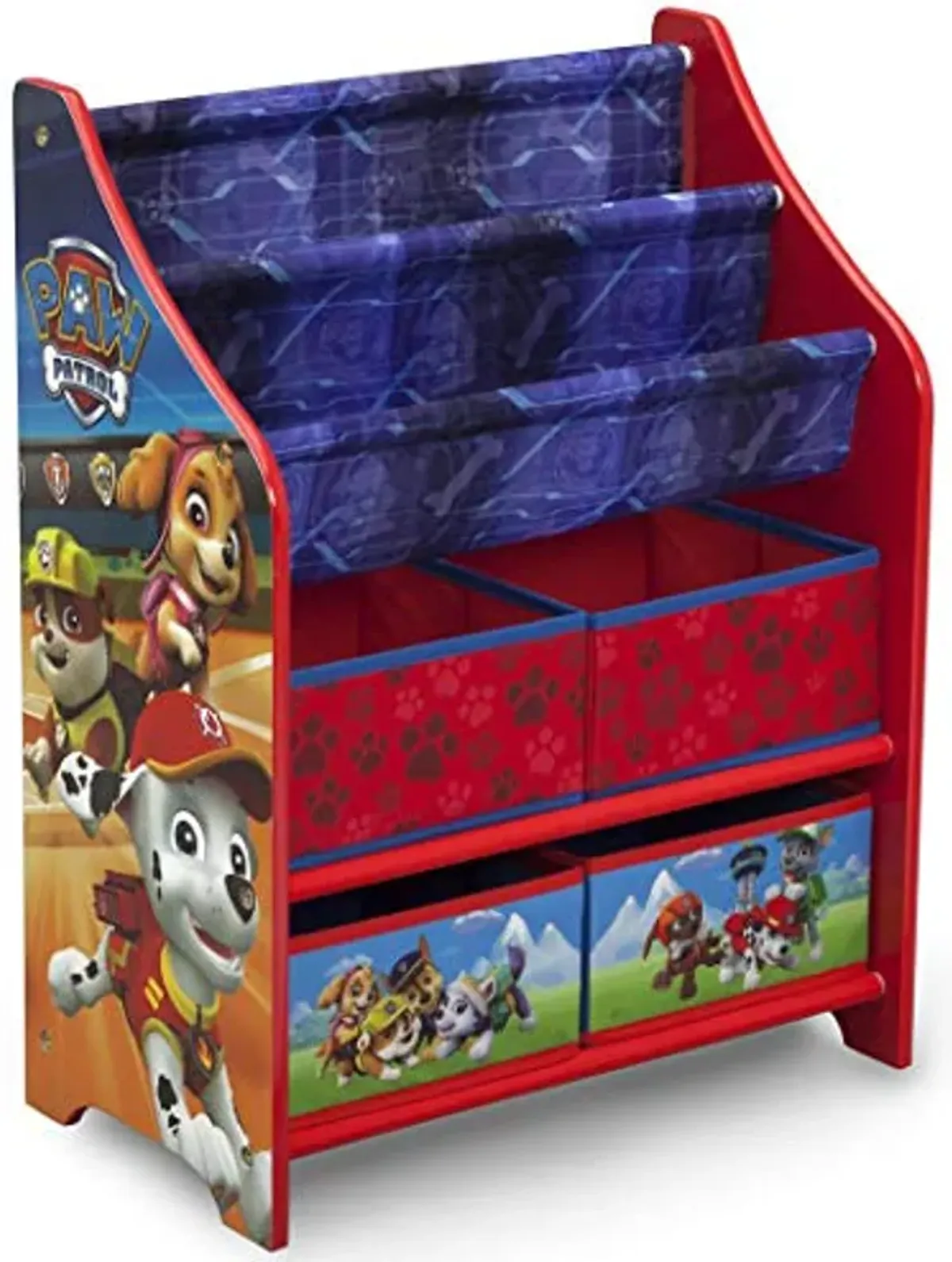 Delta Children Nick Jr. PAW Patrol Book and Toy Organizer