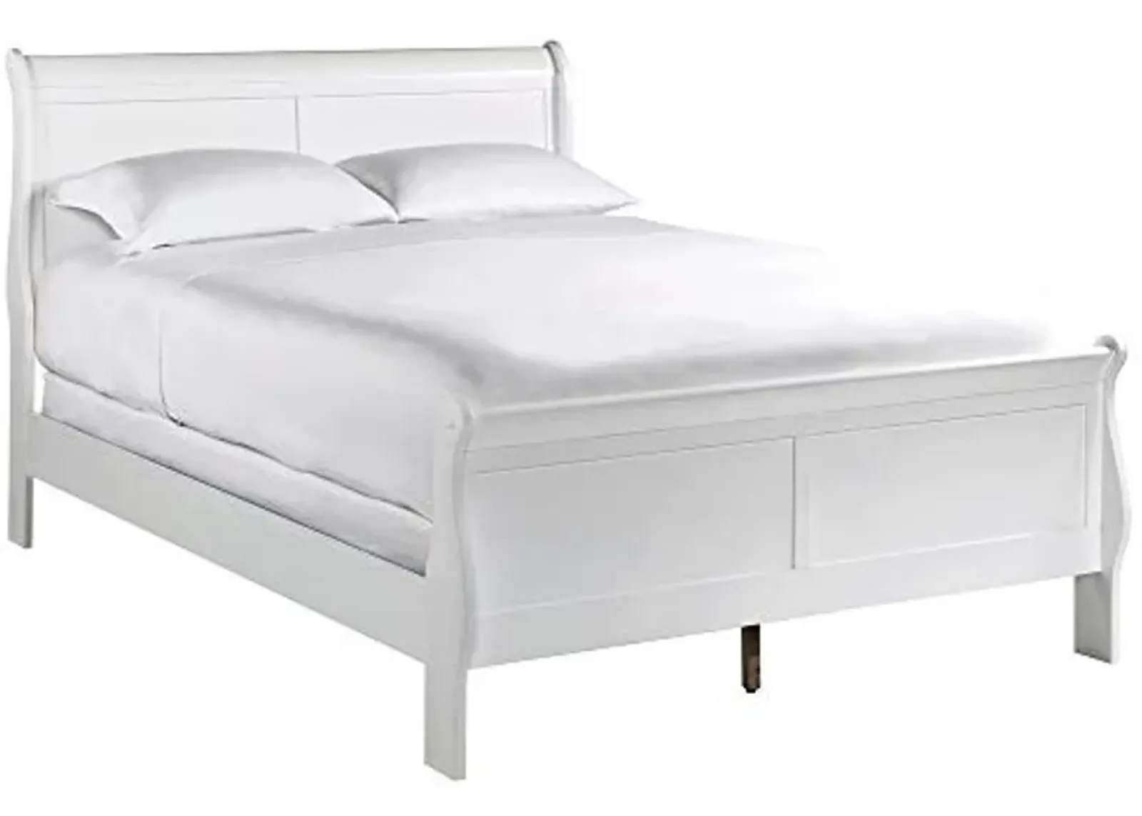 Homelegance Lexicon Mayville Traditional Wood Full Sleigh Bed in White