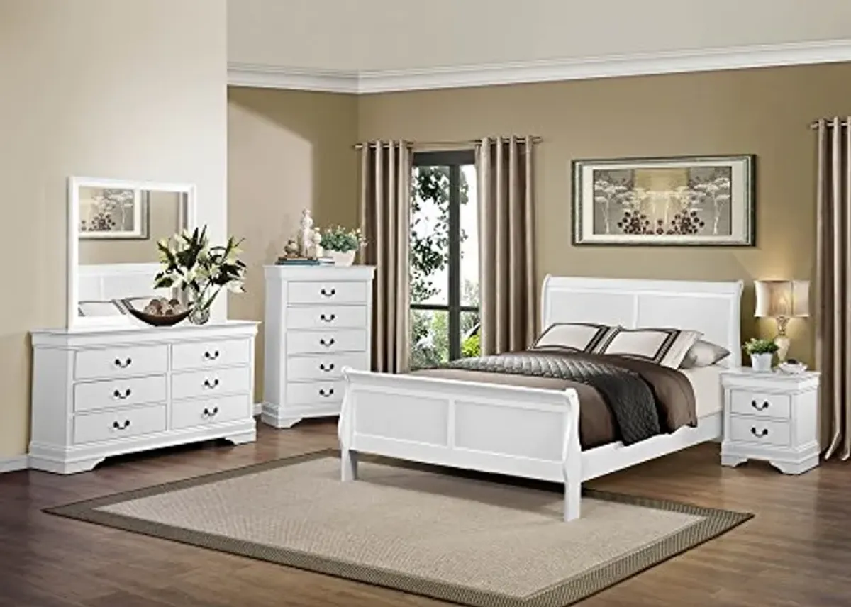 Homelegance Mayville Bed in White - Eastern King