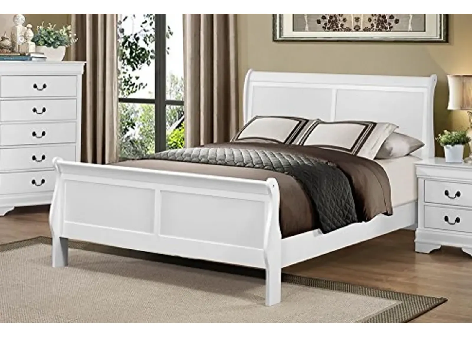 Homelegance Mayville Bed in White - Eastern King