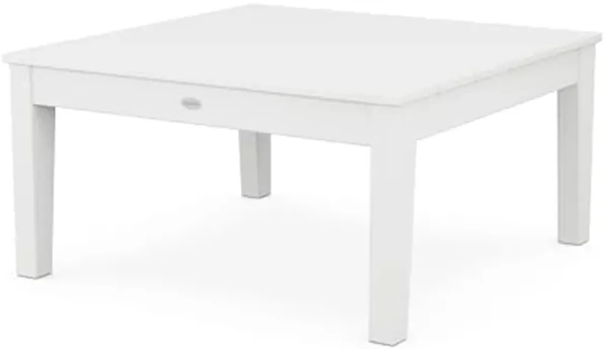 POLYWOOD® Conversation/Coffee Table, White