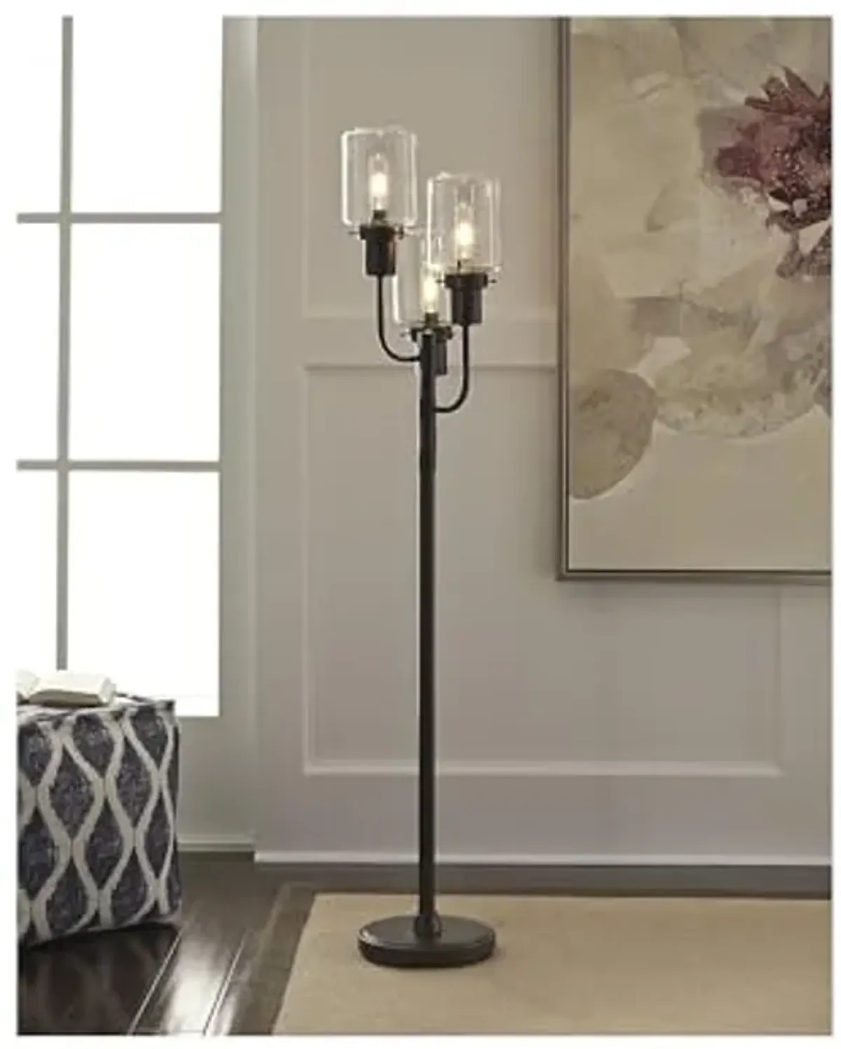 Signature Design by Ashley L207171 Jaak Floor Lamp, 13" x 13" x 59.75", Bronze Finish