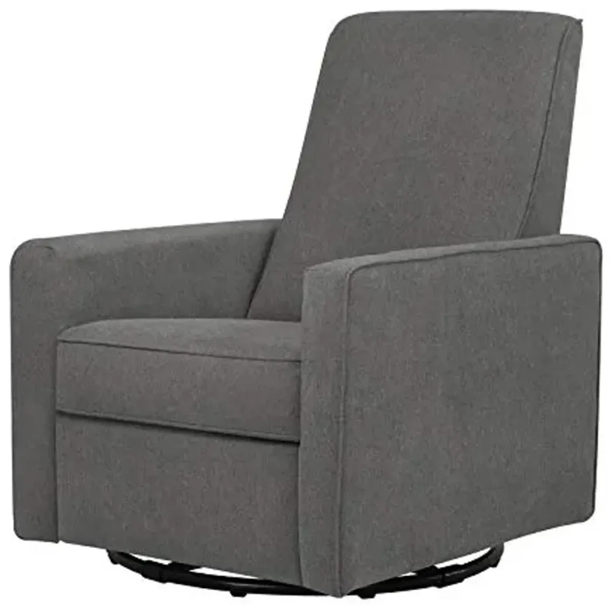 DaVinci Piper 360° Swivel Rocker Recliner Chair - Glider Rocking Chair for Nursery and Living Room - GREENGUARD Gold, FSC & Certi-PUR US Certified - Ultra Comfy Nursery Glider Recliner - Dark Grey