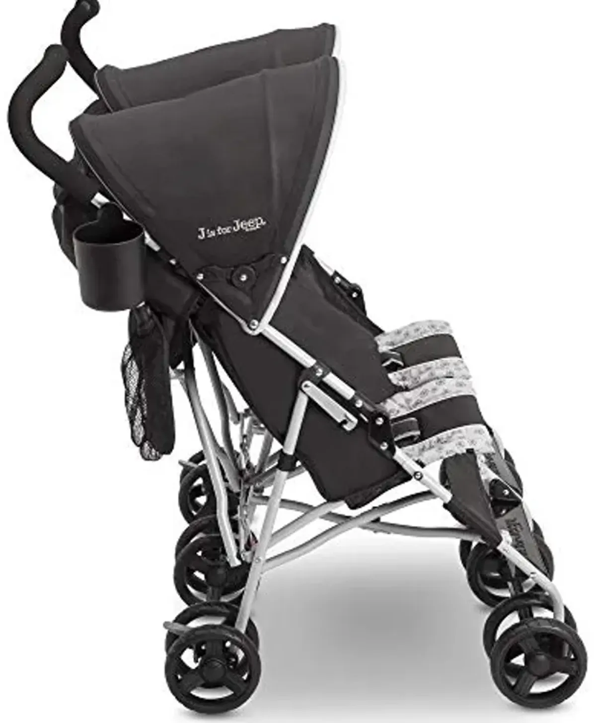 Jeep Scout Double Stroller, Charcoal Galaxy