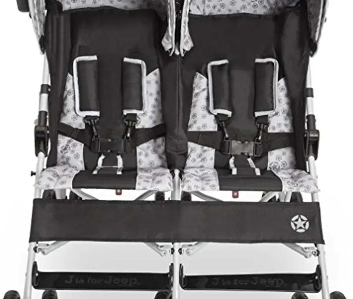 Jeep Scout Double Stroller, Charcoal Galaxy