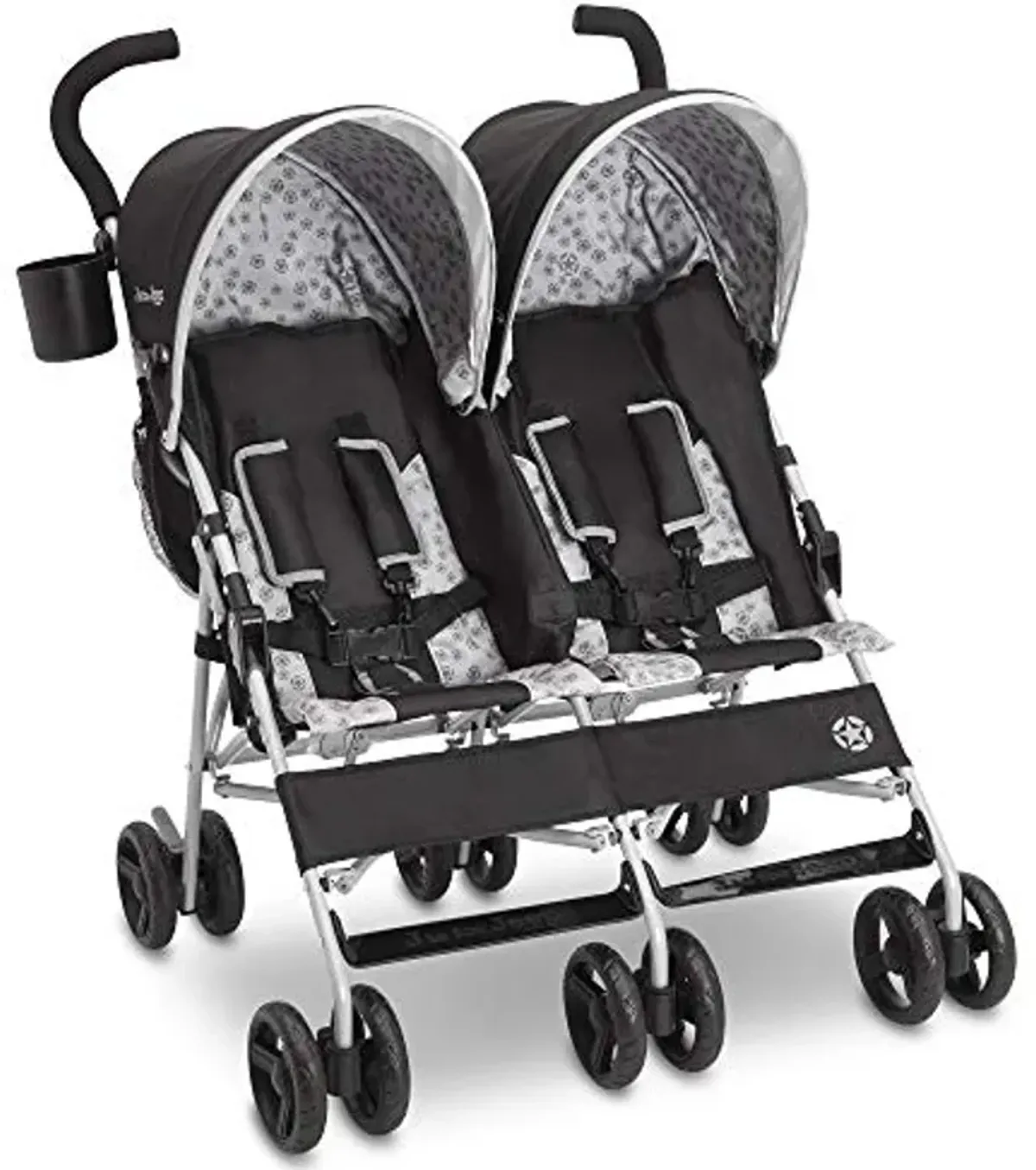 Jeep Scout Double Stroller, Charcoal Galaxy