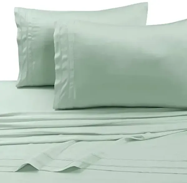 Tribeca Living BAMB300PCKISA 300 TC Rayon from Bamboo Pillow Pair, Sage Green, King